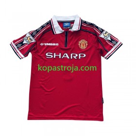 Billiga Fotbollströjor Manchester United Beckham 7 Retro Hemma tröja 1998-1999 Kortärmad